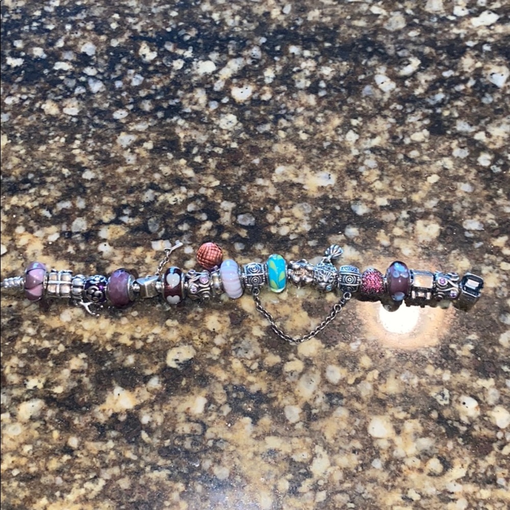 Fully charmed pandora bracelet